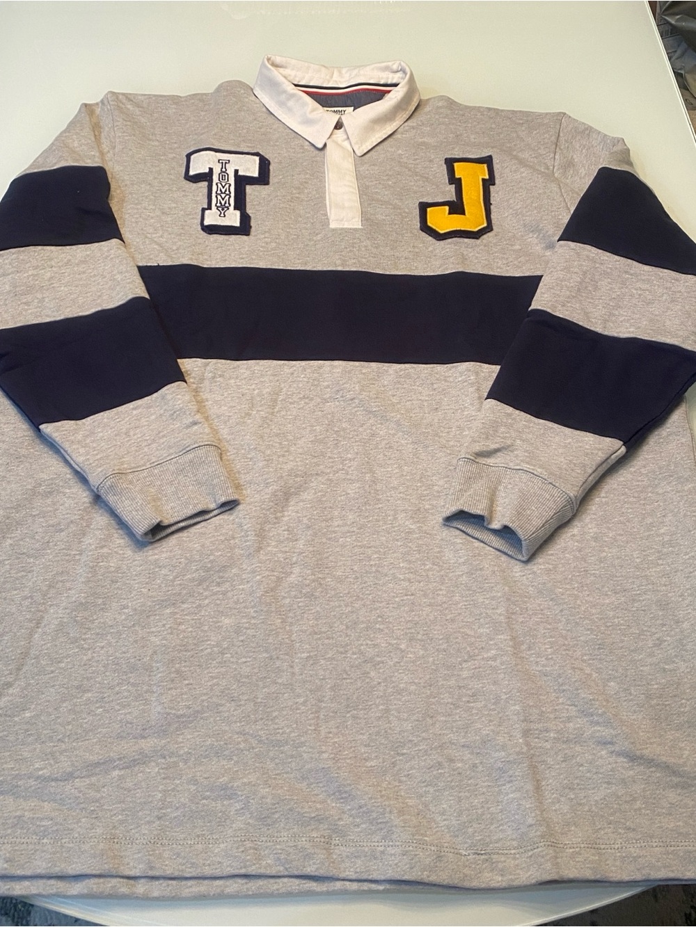 Tommy Jeans Oversized Varsity Rugby Sweatshirt Dress - Women’s Large (NWOT)